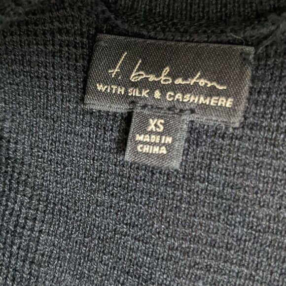 Aritzia T. BABATON Silk Cashmere Scoop Tie Back Sweater XS - Picture 4 of 8